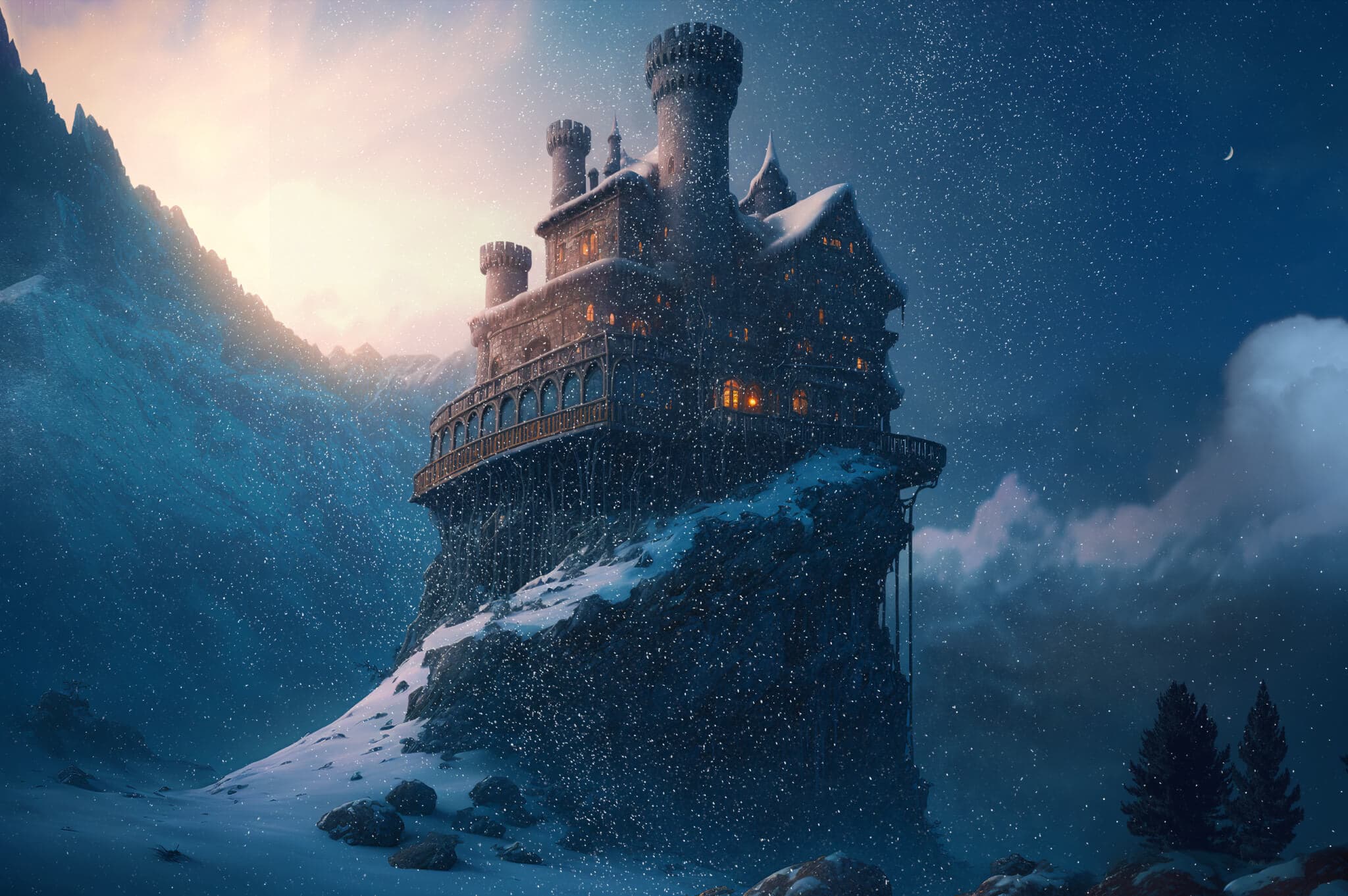 Reliable Free Snow VFX Footage video overlay