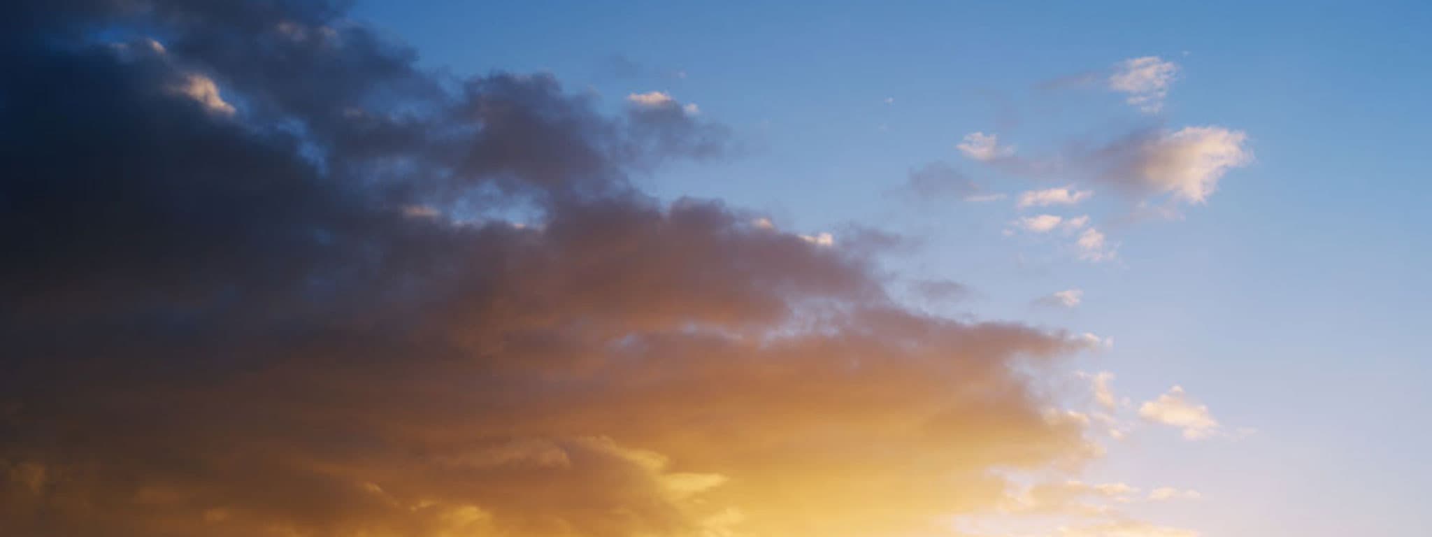 8k Winter Morning Skies Stock Footage