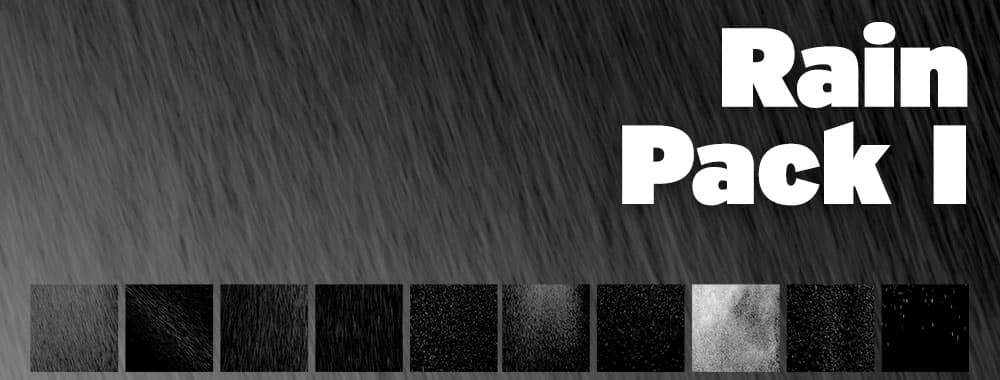 rain video overlay download