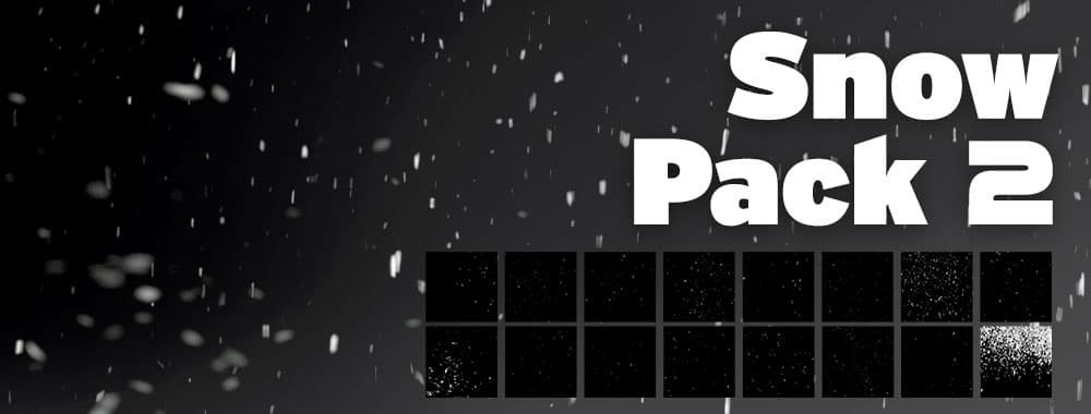 snow overlay video