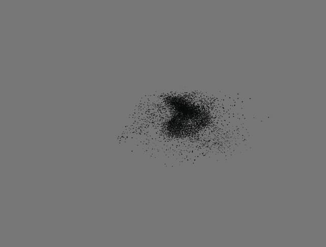 Birds Murmuration - Large Flock - Front - 003