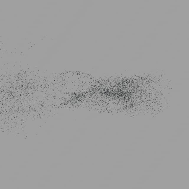 Birds Murmuration - Large Flock - Overhead - 005