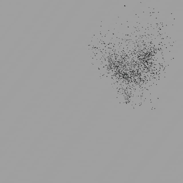 Birds Murmuration - Medium Flock - Front - 001