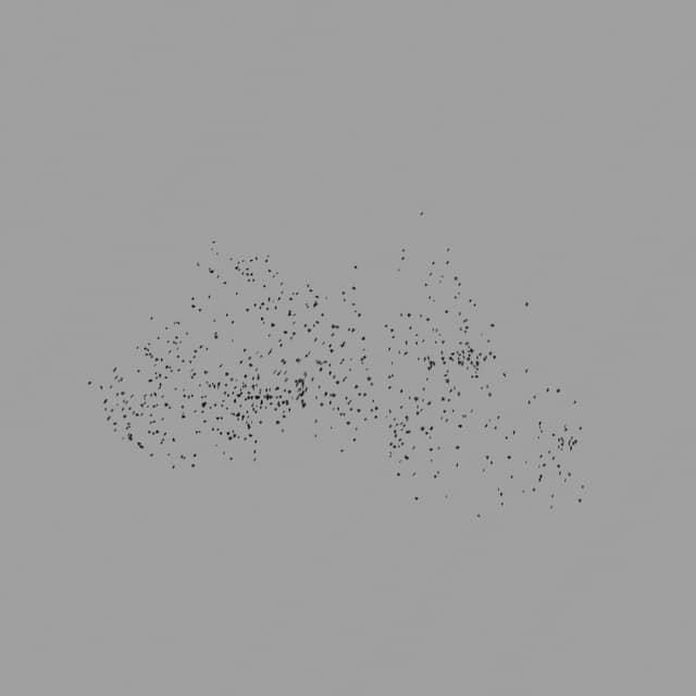 Birds Murmuration - Small Flock - Horizon - 001
