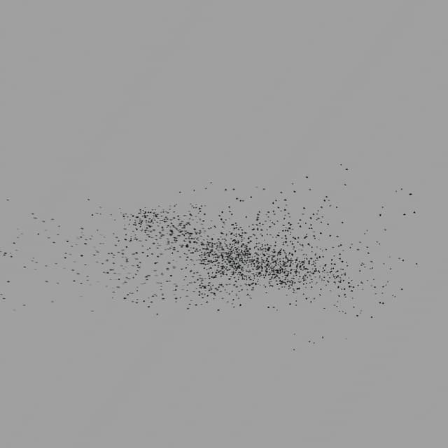 Birds Murmuration - Small Flock - Horizon - 005