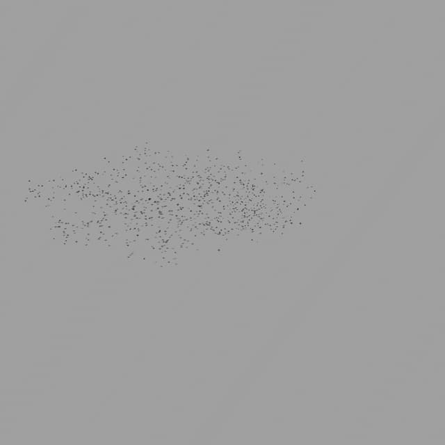 Birds Murmuration - Small Flock - Overhead - 004