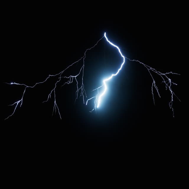 Lightning - Slow Motion - High Angle - 005