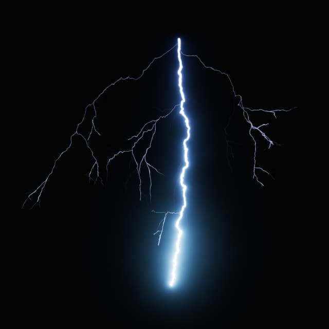 Lightning - Slow Motion - High Angle - 008