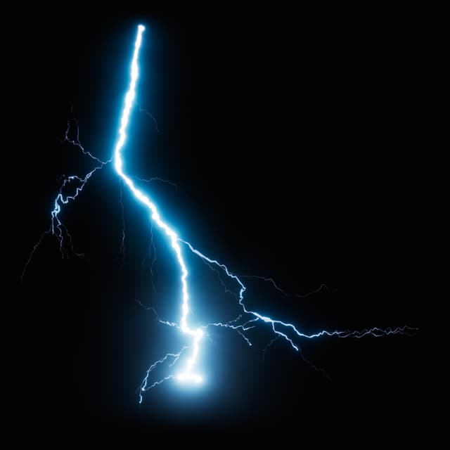 Lightning - Slow Motion - High Angle - 010