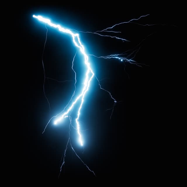 Lightning - Slow Motion - High Angle - 013