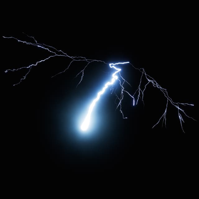 Lightning - Slow Motion - Low Angle - 005
