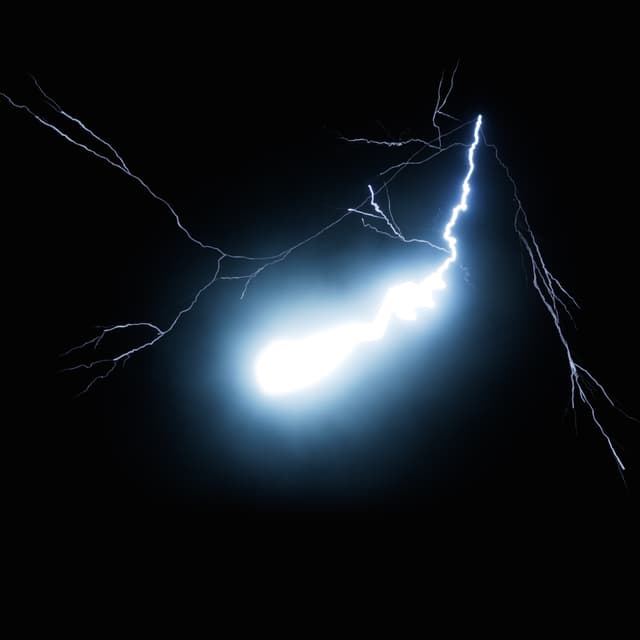 Lightning - Slow Motion - Low Angle - 008