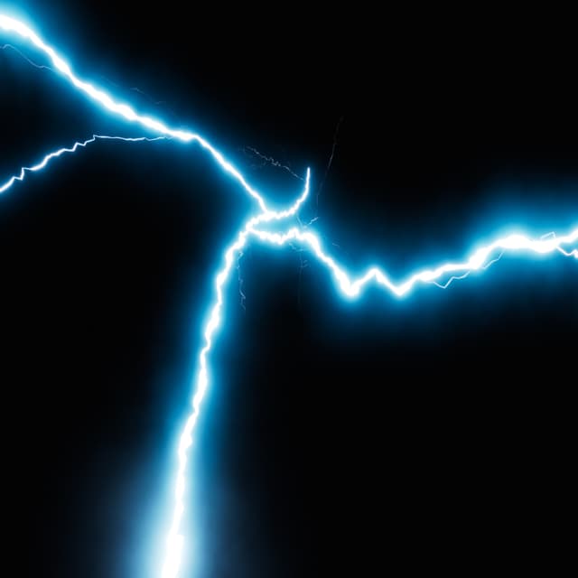 Lightning - Slow Motion - Low Angle - 011