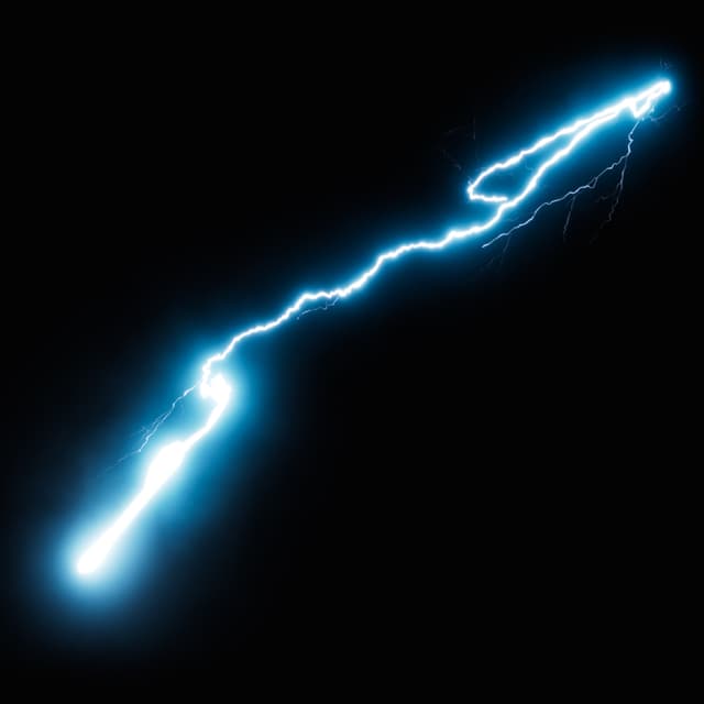 Lightning - Slow Motion - Low Angle - 014
